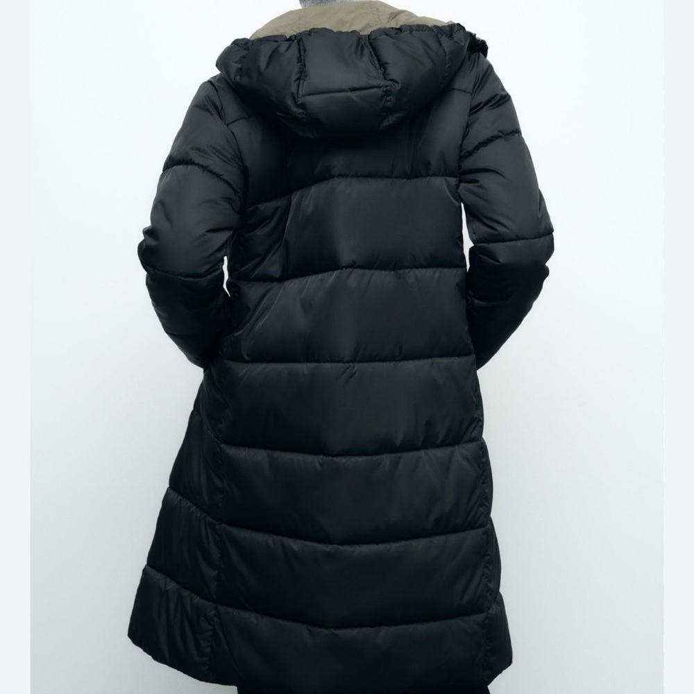 ZARA Reversible Anorak Puffer Jacket sz. S - Picture 5 of 8